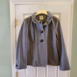 Gray wool coat